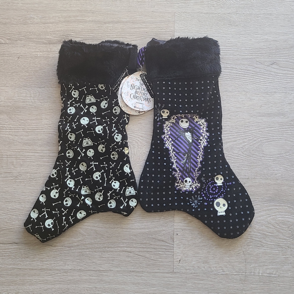 Nightmare Before Xmas stocking pair